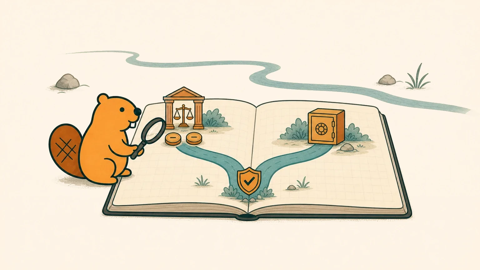 CoinBeaver compares an exchange route with fees against a secure self-custody route